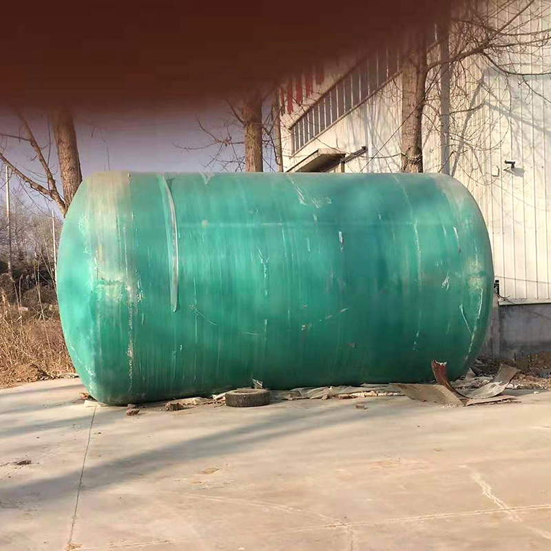 厂家直供玻璃钢储罐 卧式机械缠绕化工厂用新型化工储罐化粪池