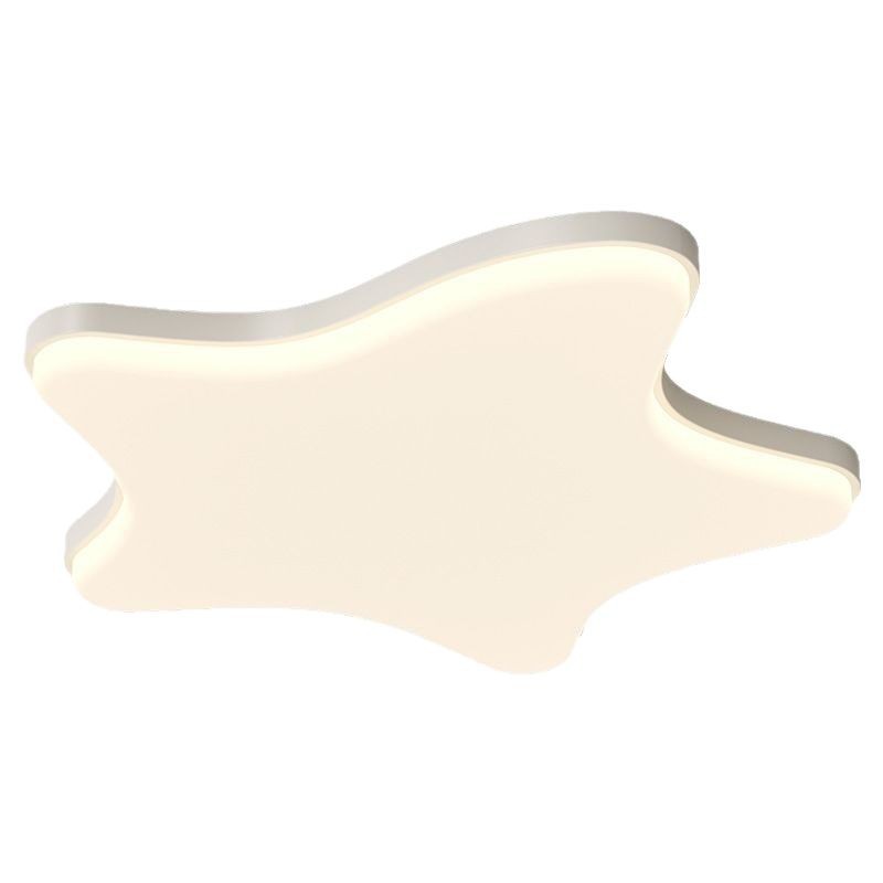 [Seleccionado] Habitación de los niños, dormitorio, estilo crema, moderno, simple, espectro completo, protección ocular, lámpara de techo de estrella de mar, lámpara Zhongshan