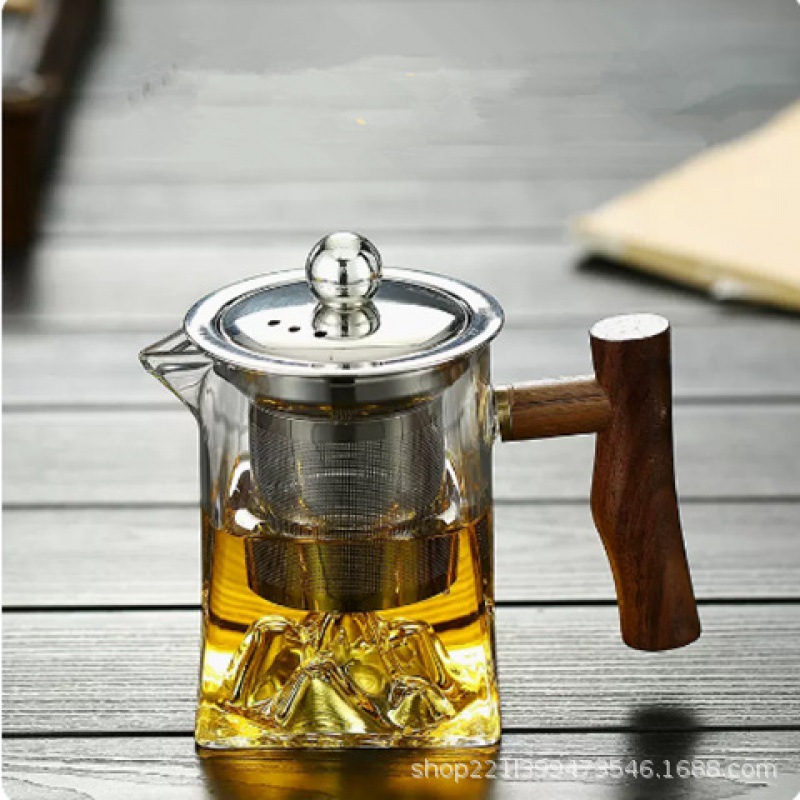Explosion-proof glass teapot for home use