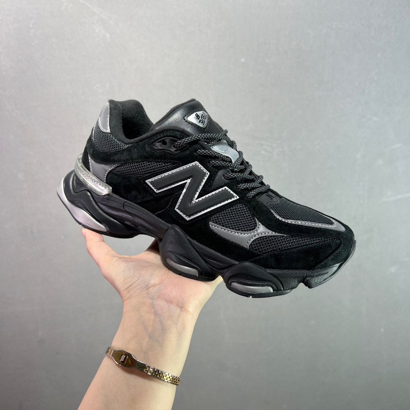 High-Quality Pure Original Nb9060 Running Shoes for Men, Thick-Soled Casual Sports Shoes for Women, Height-Increasing Breathable Running Shoes, Elephant Hoof Trendy Shoes
