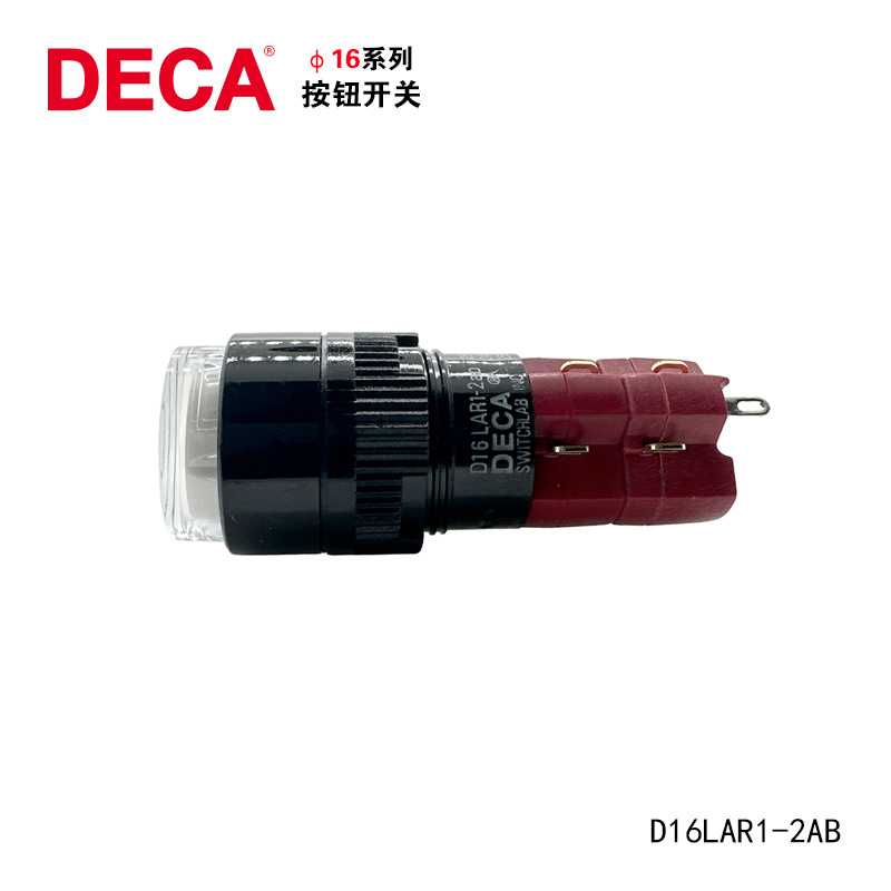 台湾DECA进联D16LAR1-2ABFB圆形按钮开关全新原装正品质保