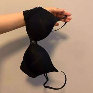 New Front Buckle Style Beautiful Back Underwear Women's Small Chest Push-up Large No-steel Ring Lightweight Breathable No-mark Naked Bra