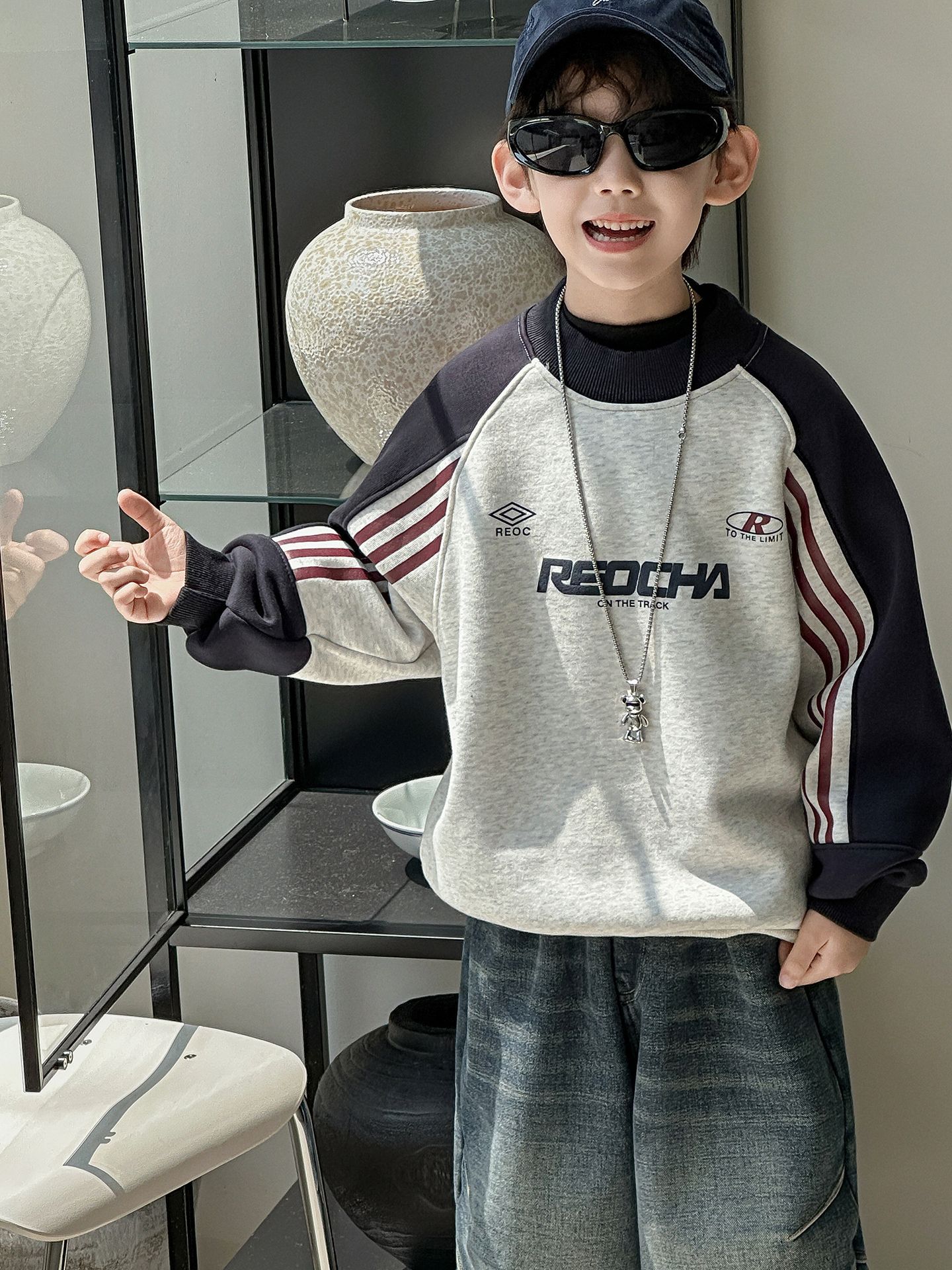Autumn children's warm sports thermal underwear for boys
