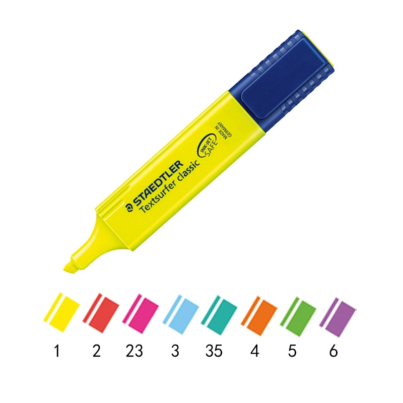 STAEDTLER Schidlou 364 Светлый перь Office Теги Подсветка Ручка для учащихся, цветная подсветка, ключ к письму