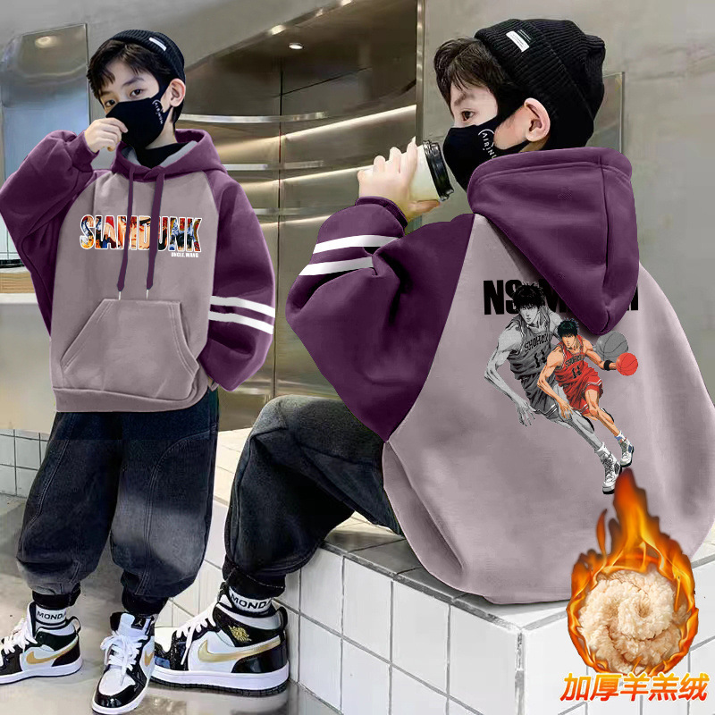 농구화 양면인쇄-보라색-양벨벳