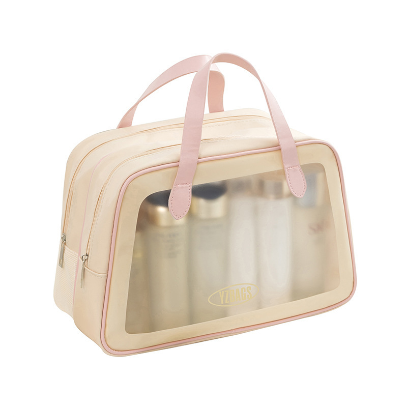 Bolsa de cosméticos de alta calidad para mujer bolsa de separación húmeda y seca gran capacidad hogar dormitorio cuidado de la piel lavado bolsa de almacenamiento al por mayor