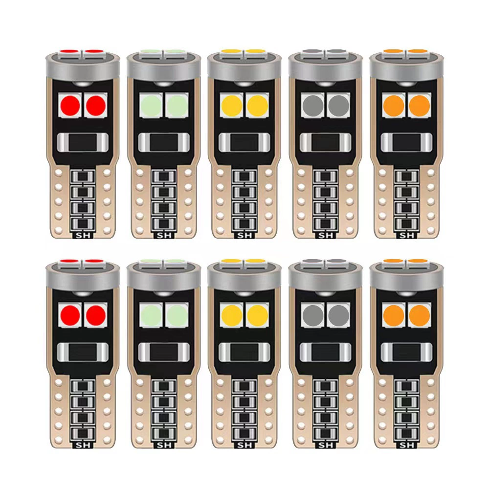 Индикатор подсветки автомобиля ширина света T10-3030-6SMD передний маленький свет номерного знака Лампа для чтения свет багажника W5W