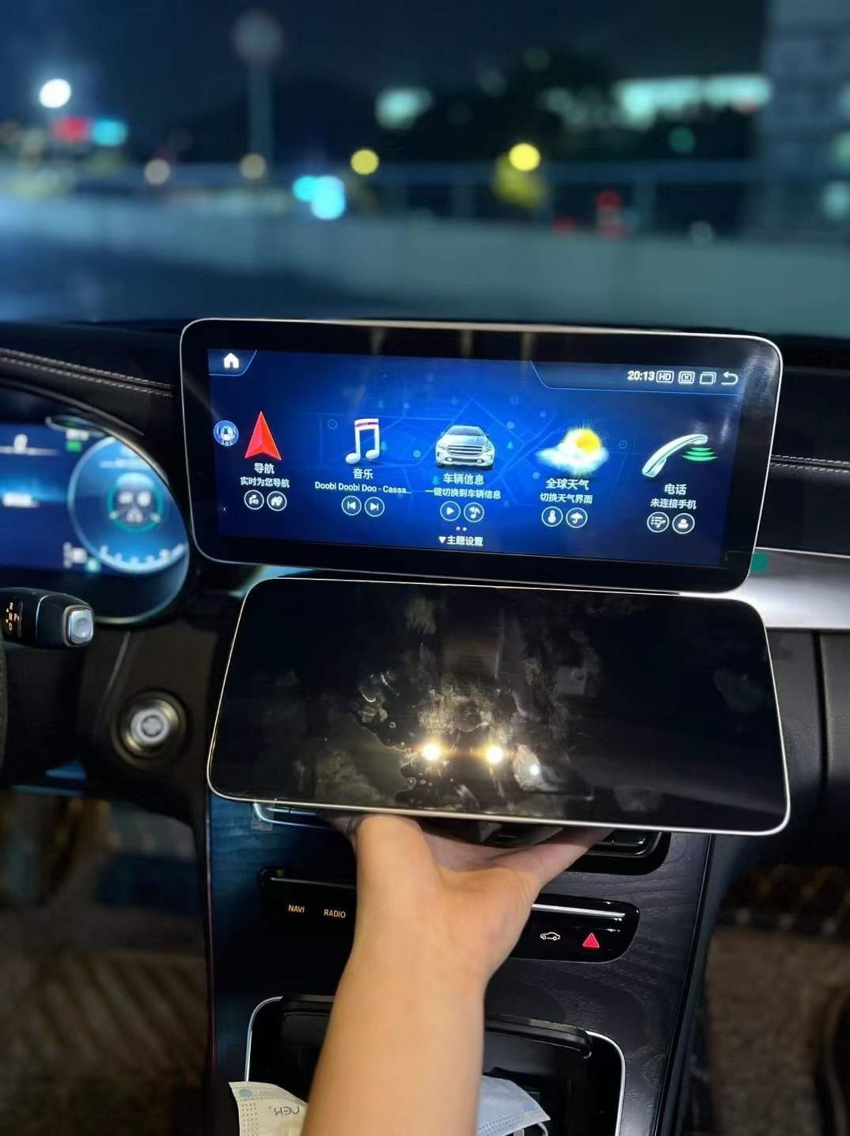 Suitable for Mercedes-Benz A- Class C- Class E-Class S-Class Android Smart Large Screen Navigation Built-in 360Carplay Navigation