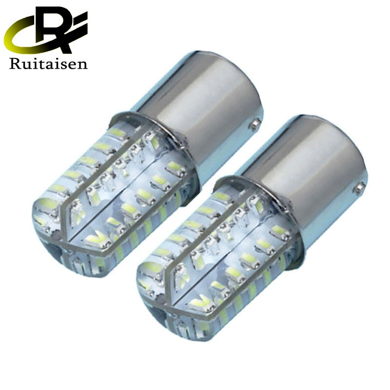 1157 3014 48smd для автомобиля стоп-сигнал светодиодный взрыв вспышка красный фонарь заднего хода высокое положение стоп-сигнал