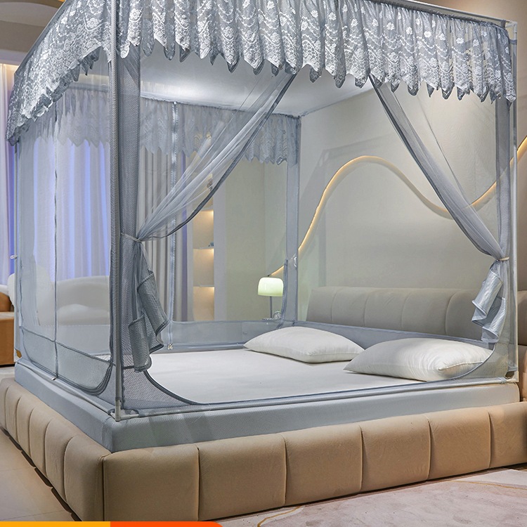 Mongolian Yurt Bed for Baby Bedroom, No Installation Required, New Model 2025, Fully Enclosed Anti-Fall Mosquito Net for Children's Home Use