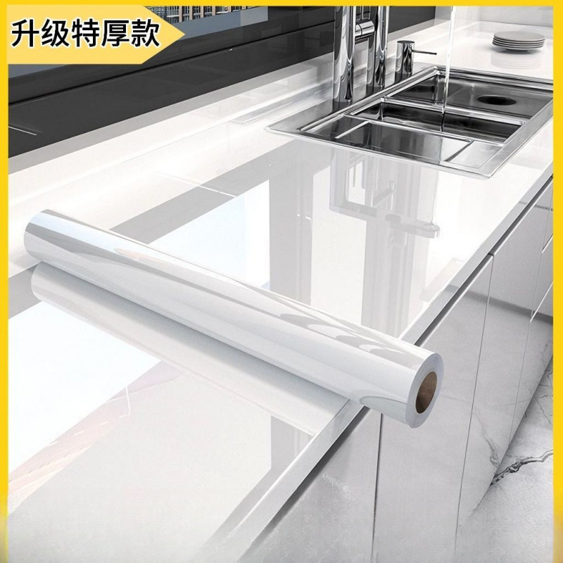厚みのあるキッチン防水および耐油ステッカー耐火性および耐高温性引き出しキャビネットストーブ改修防湿デスクトップ壁紙|undefined