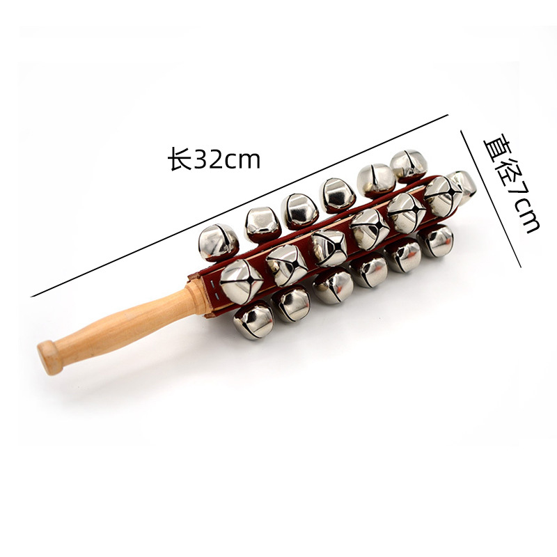 25 campana palo campana al por mayor orff instrumento musical campana de cuerda de madera gran palo campana educación temprana de los niños material didáctico mango de madera palo campana