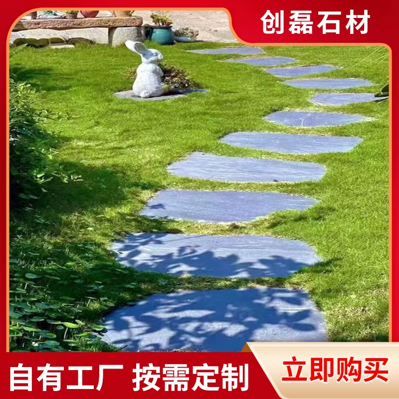 Ступенька bluestone двор нерегулярный ступенька камень сад вилла Нескользящая напольная плитка Тин ступенька Камень Брусчатка