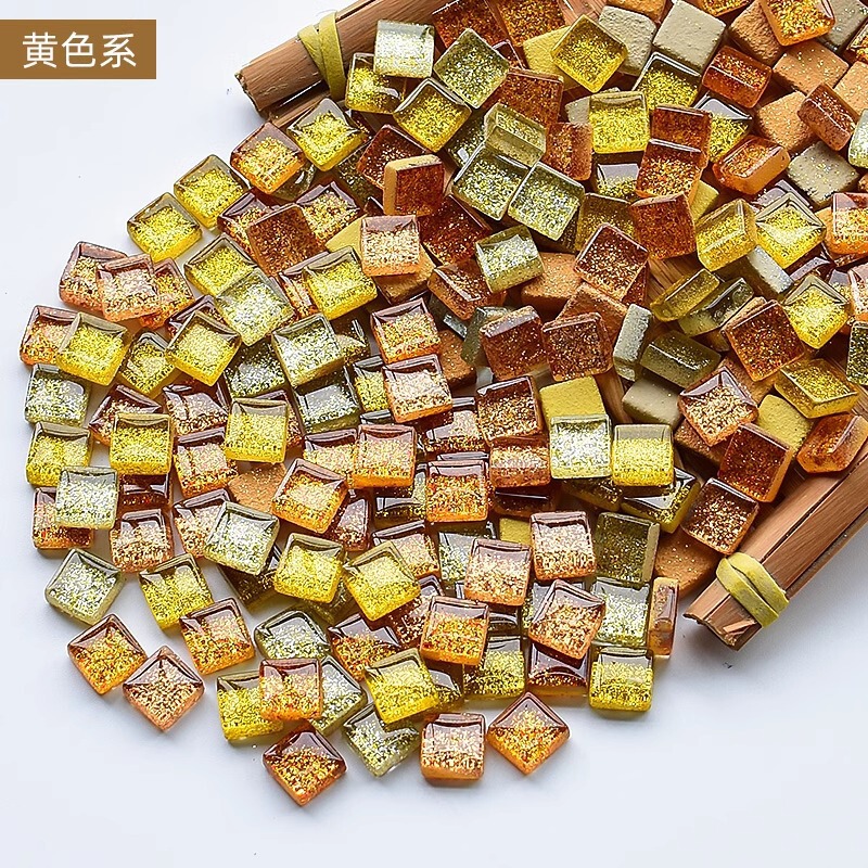 200 グラム diy マルチグリッターモザイクコレクションクリスタルフリーストーンガラス子供の手作り材料粒子|undefined