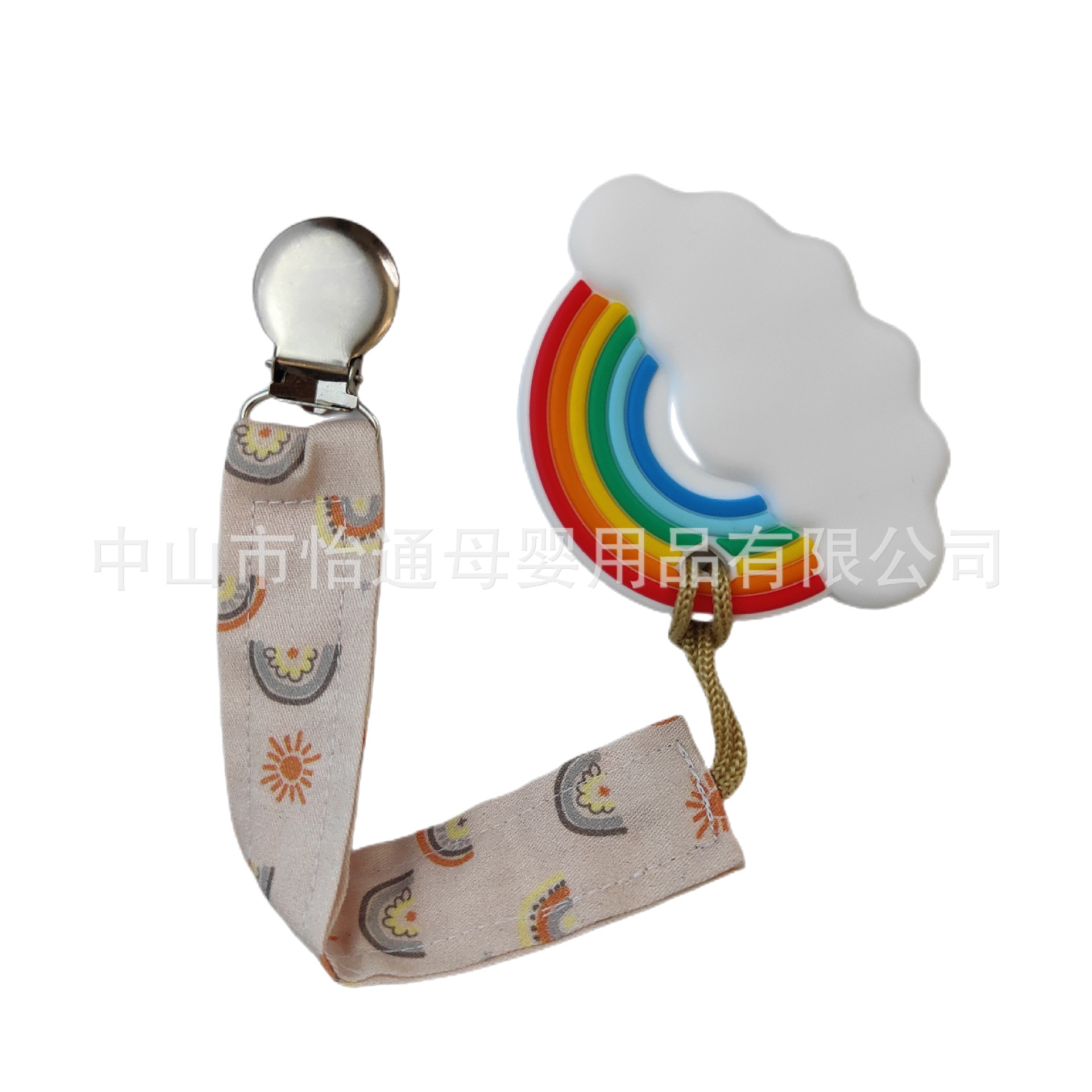 in stock foreign trade cross-border Amazon new baby products pacifier chain gum chain toy clip suit for sale