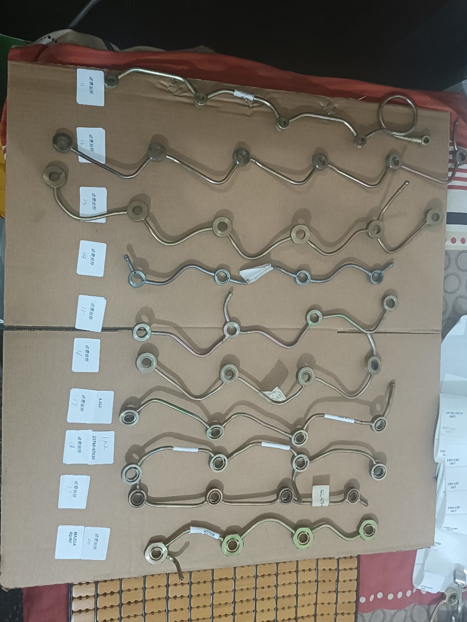 16454-42502 Jiubao Engine Cylinder High-Pressure Oil Return Pipe Export Excavator Forklift Accessories Gas Field