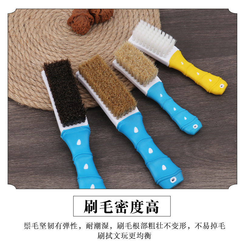 Mango de silicona de dos colores cepillo de cerdas Wenwan cepillo de nogal al por mayor Diamante de alta densidad nano CRIN cepillo