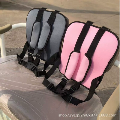 Tricycle Electric Vehicle Fixed Strap Child Rear Seat Protection Vest Battery Motorcycle Child Safety Belt Fixed