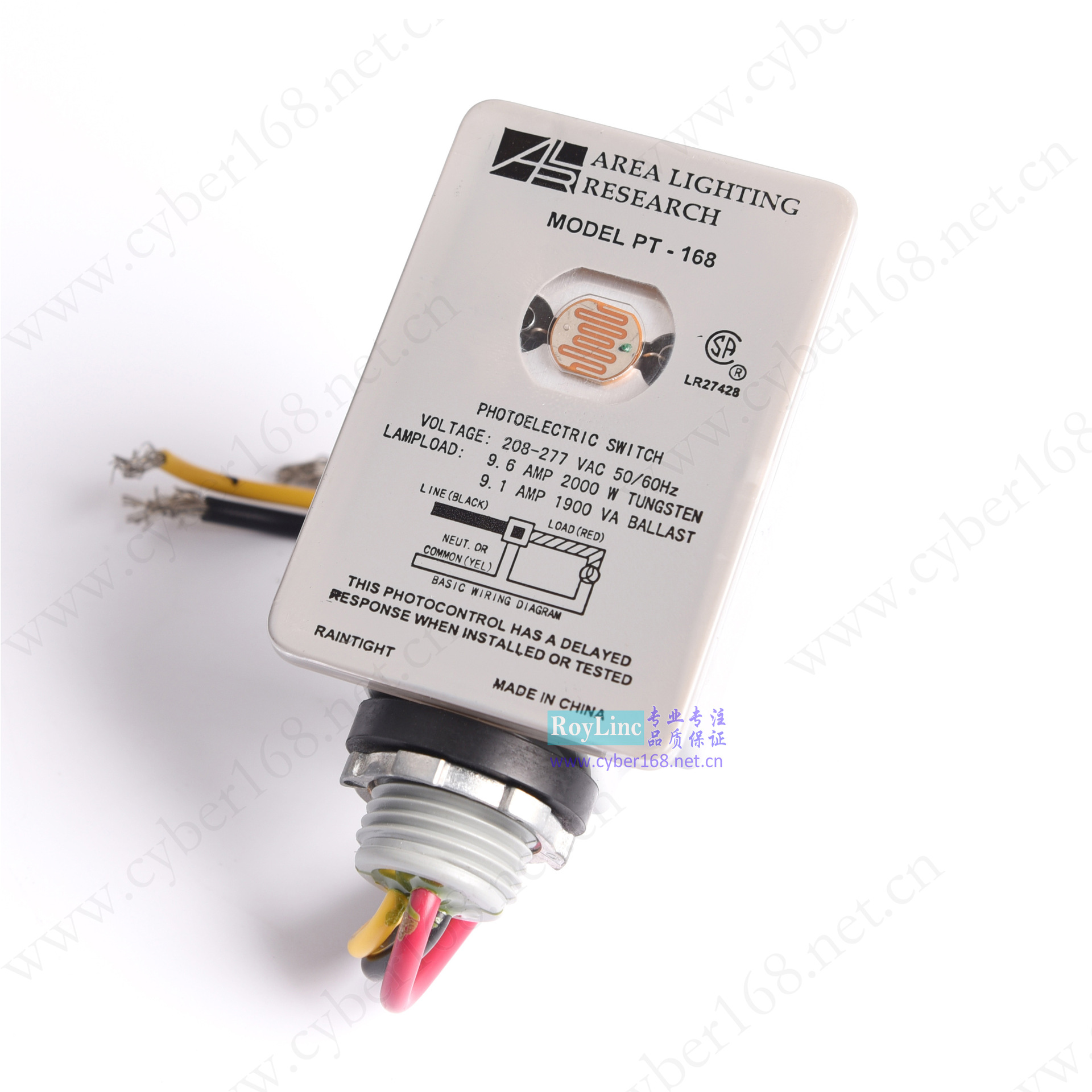 Tyco ALR PT-168 PT系列 208-277V UL CSA LED灯 光控器 光控开关
