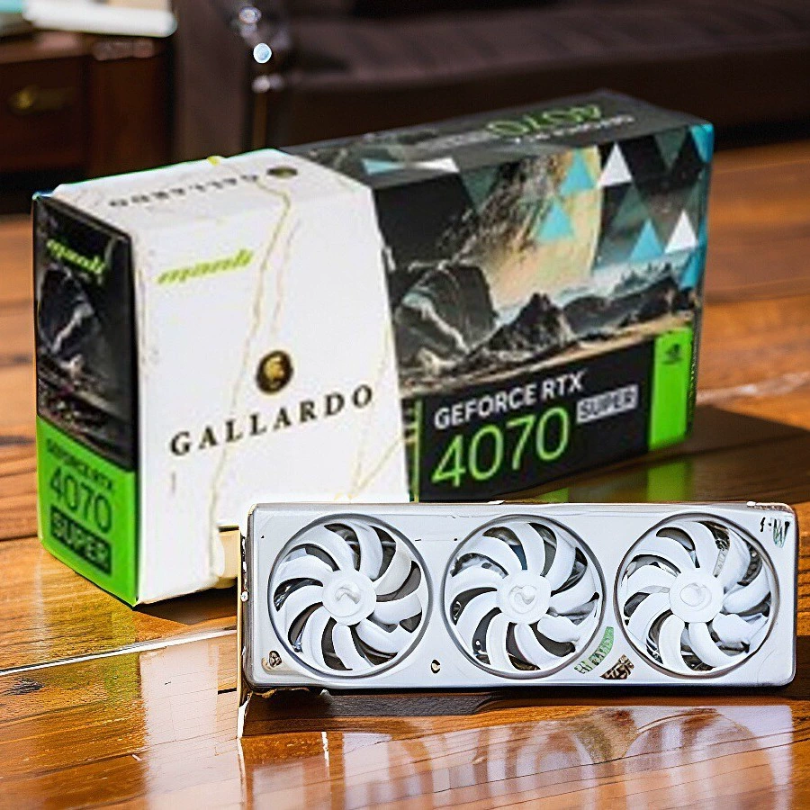 Wanli GeForce RTX® 4070TI Super 16GBGDDR6256bit Три вентилятора белый