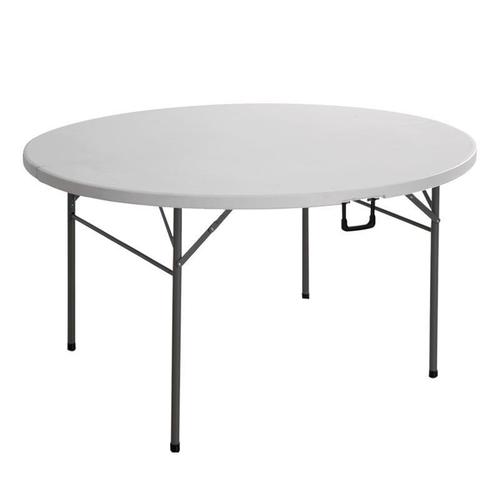 G3YN Folding Round Table Outdoor Chairs Plastic Round Table Night Market Food Stall Chairs Home Dining Table for 8 People Small