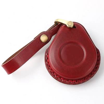 case gliding Street Harley cowhide – Car key bag - wine-red-blank