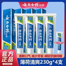 牙膏230g/215g/100g薄荷留兰香型清新保证正品假一罚十