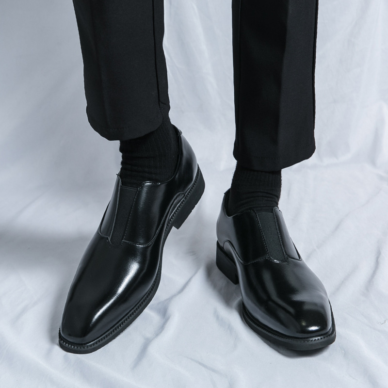 Zapatos de cuero transfronterizos de gran tamaño, zapatos de pie para hombres, zapatos de boda de negocios, zapatos de oficina diarios, zapatos de derby image 5