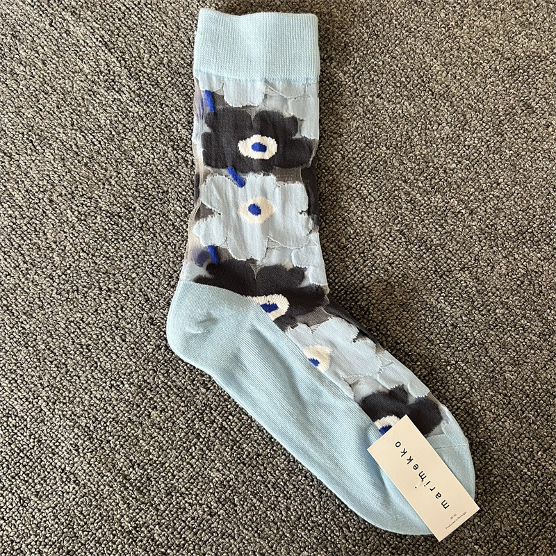 Casual Women's Flower Cotton Crew Socks A Pair display picture 4