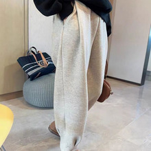 小个子加绒哈伦裤女秋冬款2025春季新款宽松百搭爆款休闲加厚卫裤