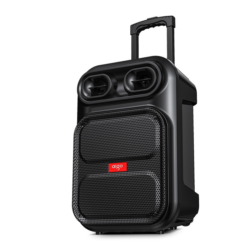 パトリオット S56 ハイパワートロリーオーディオスクエアダンススピーカー Bluetooth 大音量サブウーファーマイクワイヤレスカラオケ|undefined