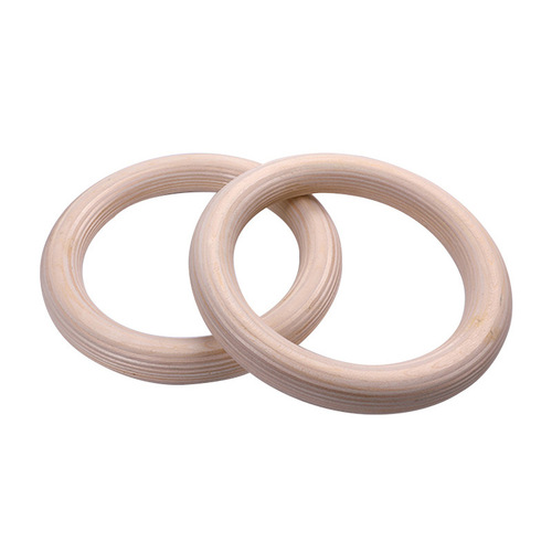 Indoor gymnastics fitness pull-ups rings sports rings birch wood rings set household sports rings