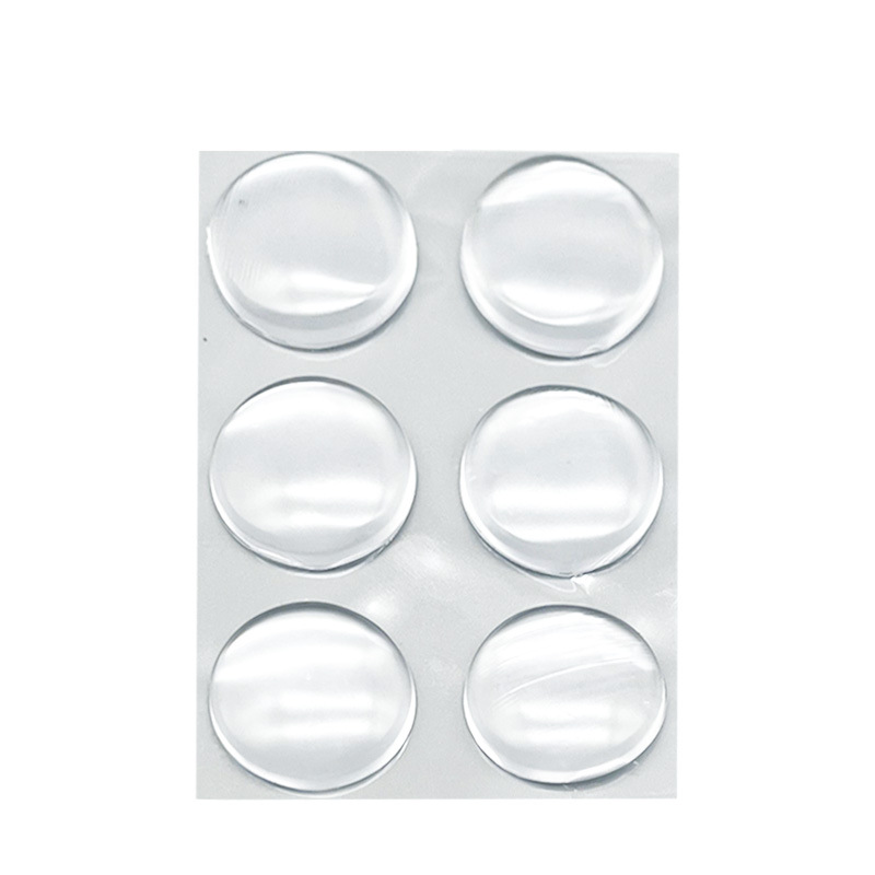 Almohadilla anticolisión para pared, almohadilla cuadrada de silicona antichoque para muebles y refrigeradores, tope de pared para manija de puerta, adhesivo anticolisión sin taladro, absorción de impactos