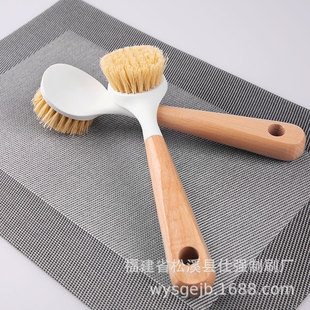 珠峰6699长柄榉木剑麻洗锅刷厨房清洁刷洗碗刷子灶台刷不沾油神器