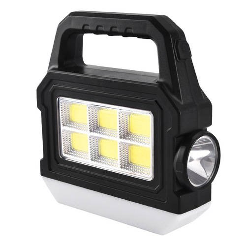 New searchlight portable light high power COB outdoor portable flashlight strong light rechargeable super bright long-range flood light