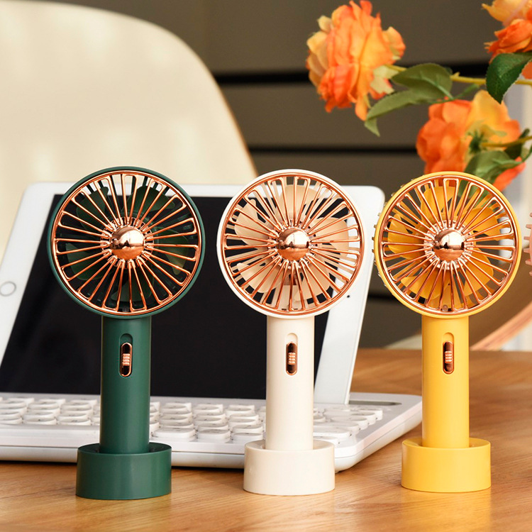 Yase second-speed wind power retro with lamp handheld small fan…