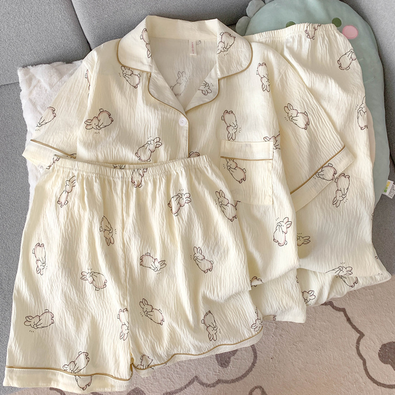 Juego de tres piezas Cloud Cotton-J2814 # Moe Rabbit