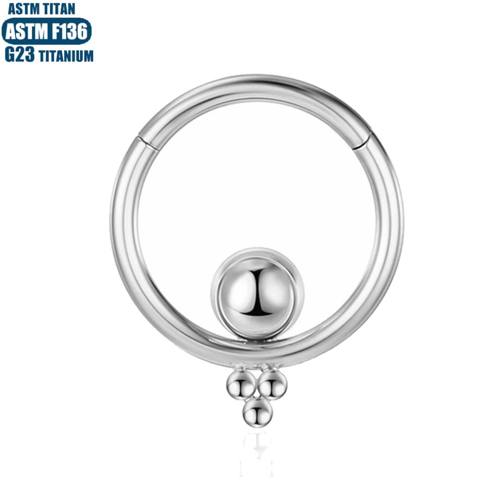 16G labret stud size and finish detail