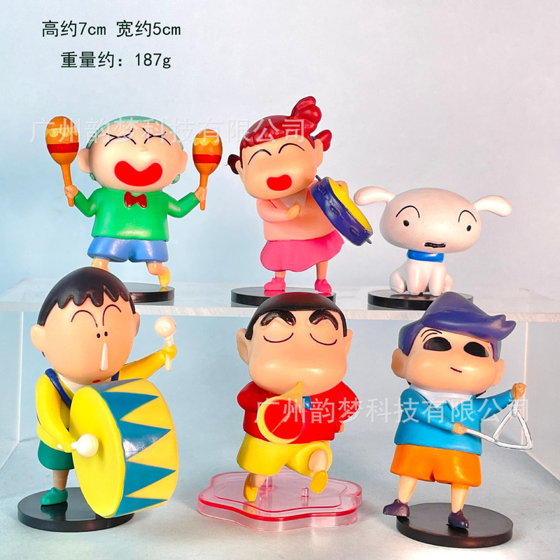 跨境包邮秋千小新手办盲盒心愿摇摇乐野原新之助扭蛋娃娃机摆件|undefined