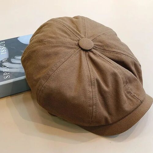 Newsboy spring and autumn beret retro octagonal hat female all-match hat male painter England Korean spring and summer fashionable cap