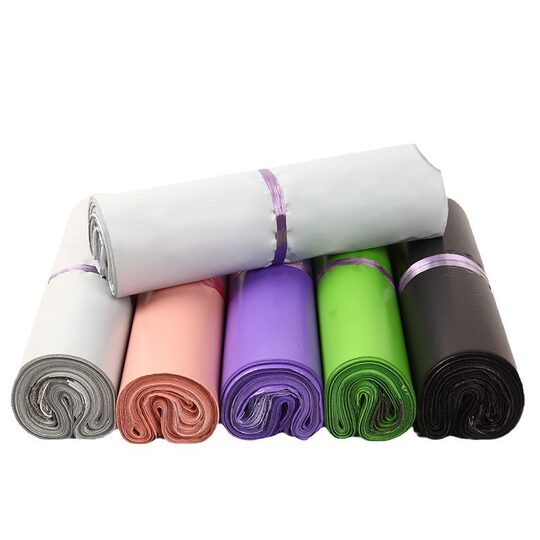 Low voltage new HDPE7 silk express bag packing bag logistics bag wholesale mailing bag white shipping bag