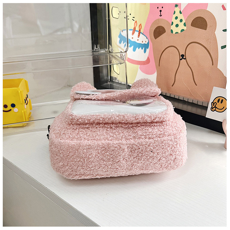 2022 Autumn and winter Edition Japanese cute plush bear bag, new Instagram cartoon student crossbody bag and single-shoulder bag undefined