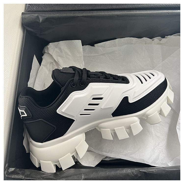 [Versión superior] Transformers zapatos de papá Plataforma de las mujeres zapatillas de deporte de los hombres Internet celebridad altura aumento casual pareja zapatos