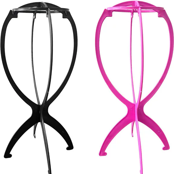 Wig bracket factory thickened plastic wig support frame tool accessories wig rack whole box six color in stock wholesale