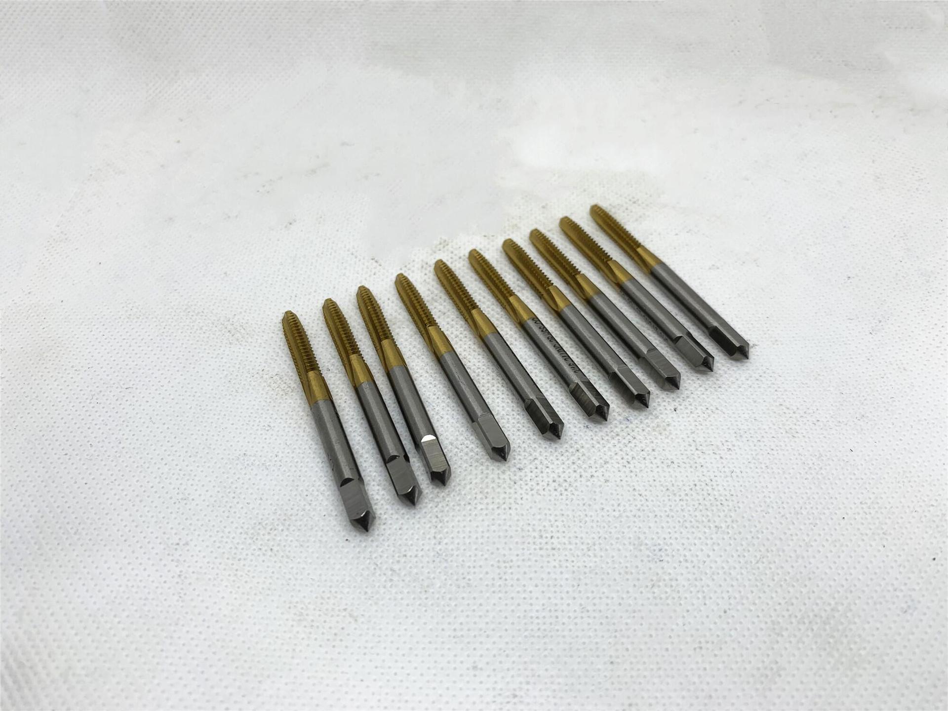 含钴镀钛美制英制直槽不锈钢用丝锥丝攻1/4-20 3/16-24 5/16-18 3