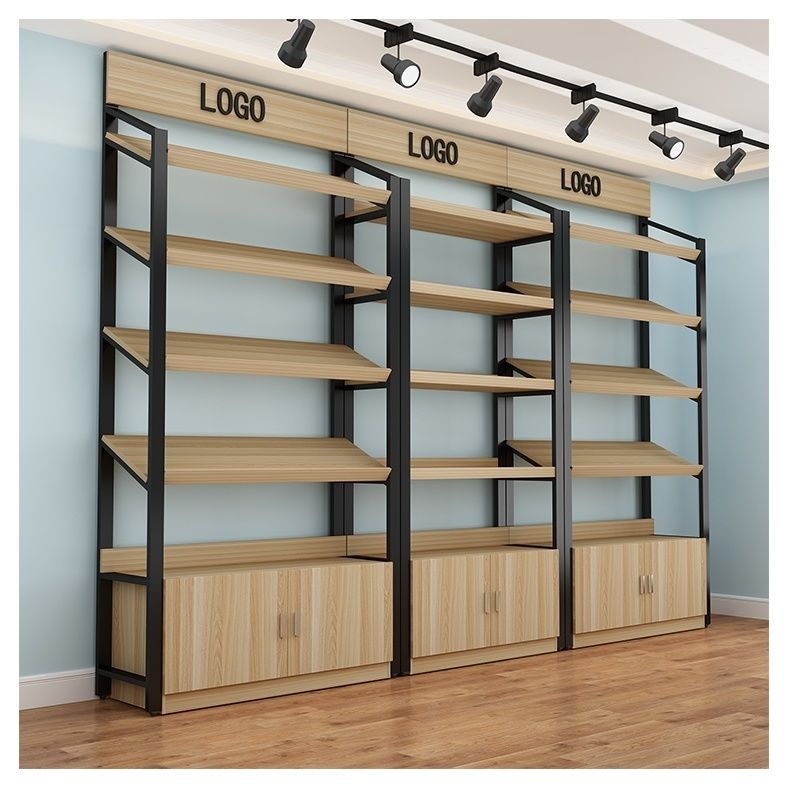 精品货架展示陈列架多功能化妆品斜面展柜置物架多层零食样品货柜