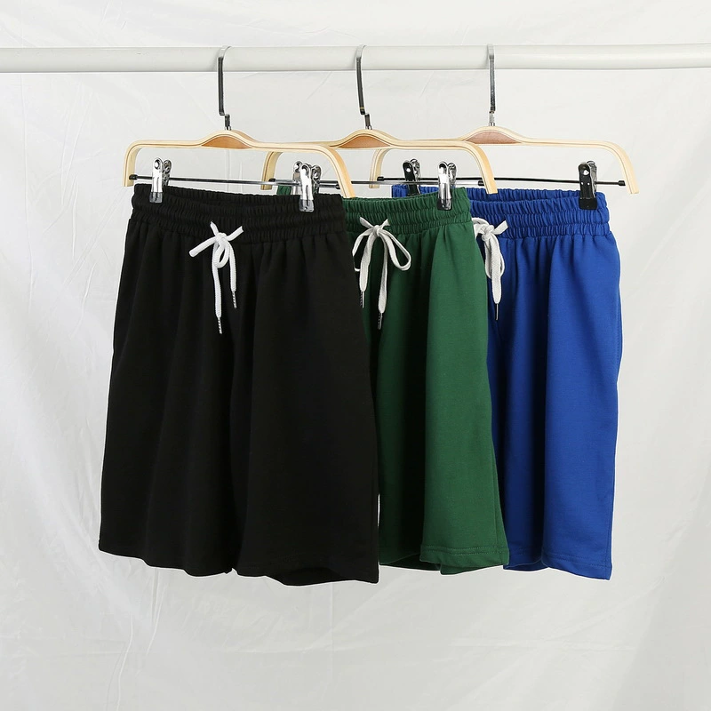 Мужские летние брендовые однотонные шорты, спортивные пляжные штаны, oversize