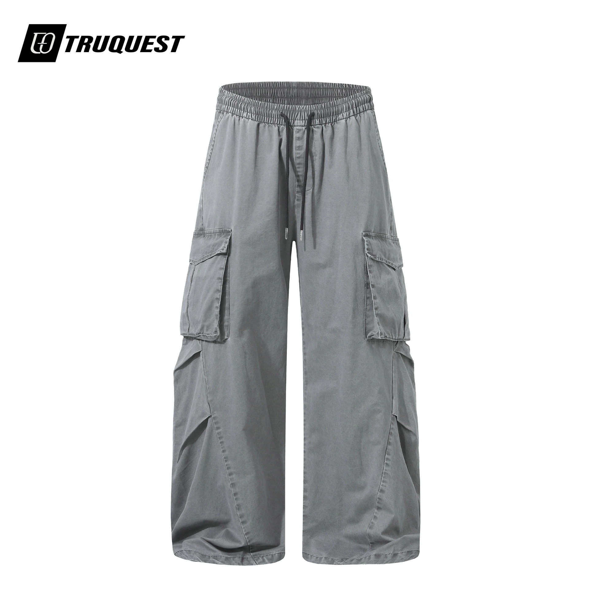 Брюки TRUQUEST для мужчин и женщин, американский стиль, свободный покрой, oversize