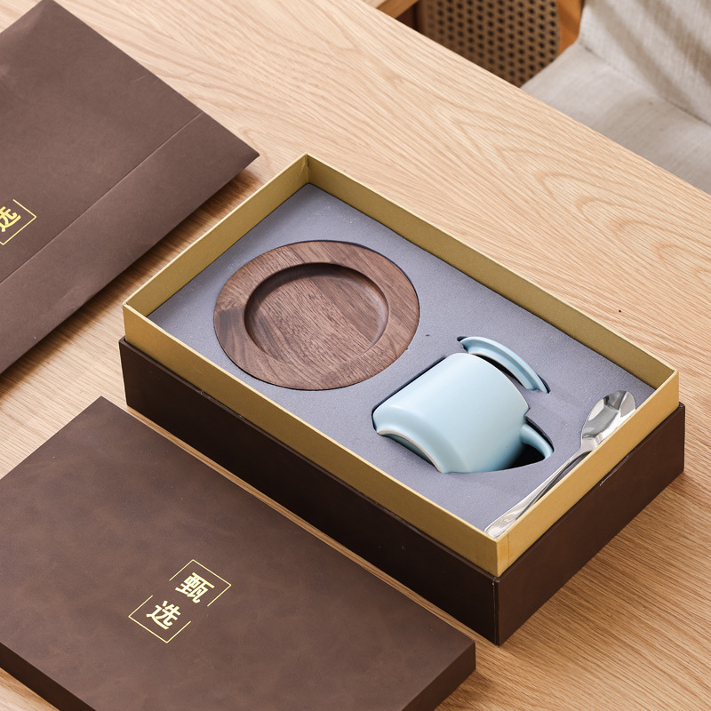 Taza de cerámica original Taza de café Taza de marca Taza de agua creativa Taza de agua con taza de nuez con taza de cocina