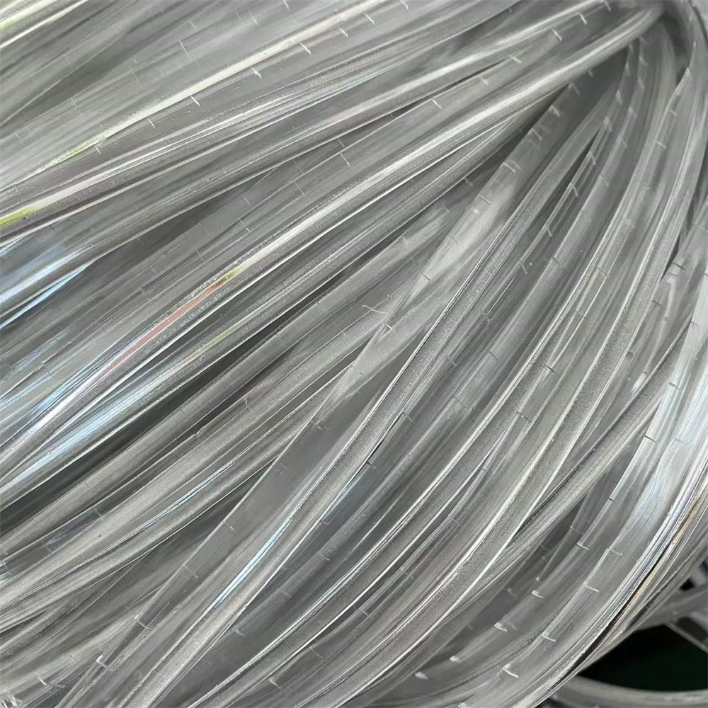 现货供应 反光T型骨条 透明PVC箱包边反光t骨条  高亮反光胶骨条